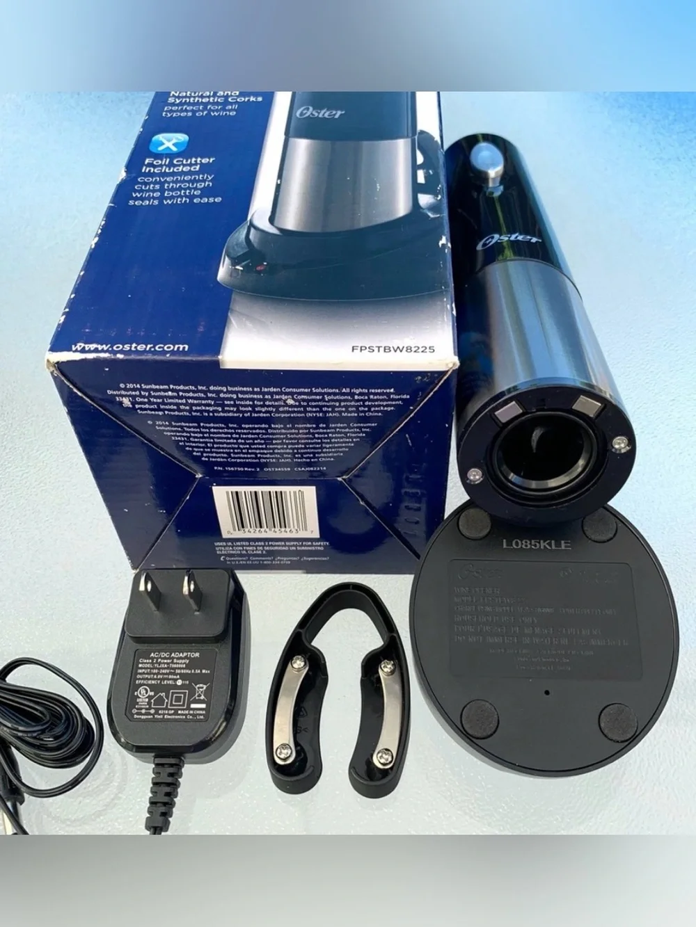Oster Cordless Rechargeable Electric Wine Bottle Opener ~ FPSTBW8225